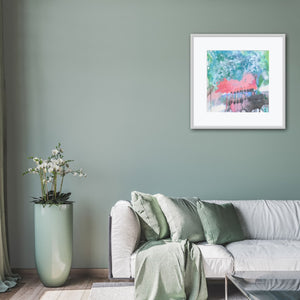 Midsummer Light Print Artwork Insitu by Larissa Blake